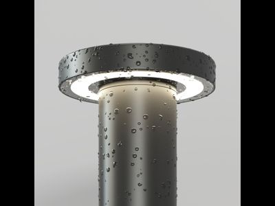 Ландшафтный светодиодный уличный светильник DRAMEN DK9708-BK