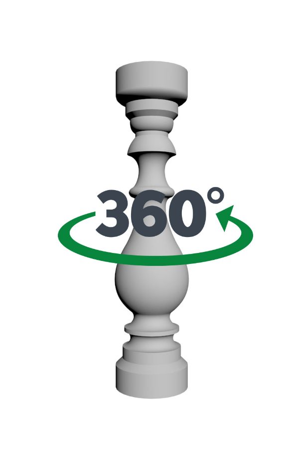 3Д модель БЛН-001 бетонная