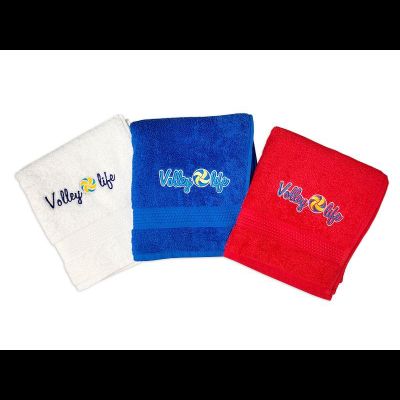 Полотенце среднее красное