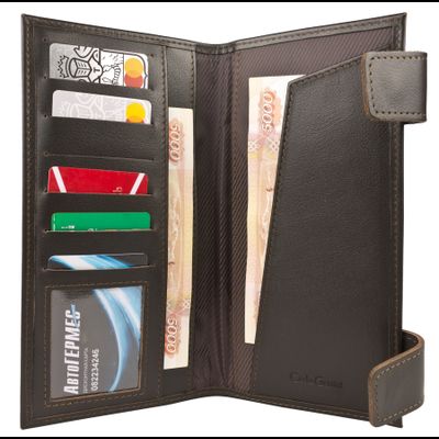 Кожаный холдер / клатч Arre brown (арт. 5063-04)