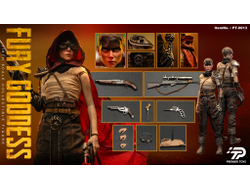 Фуриоса (Аня Тейлор-Джой, "Фуриоса: Хроники Безумного Макса") - Коллекционная фигурка 1/6 Fury Goddess (PT-0013) - Premier Toys