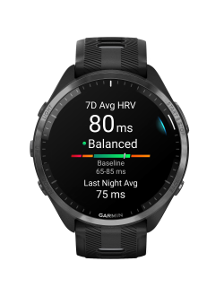 Умные часы Garmin Forerunner 965 Black / Powder Gray DLC Titanium