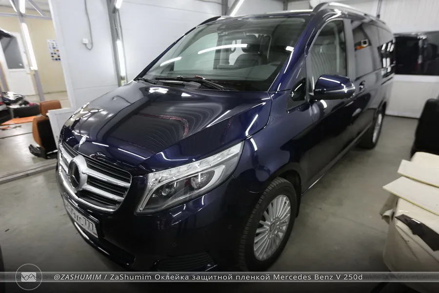 Оклейка защитной пленкой Mercedes Benz V-Class