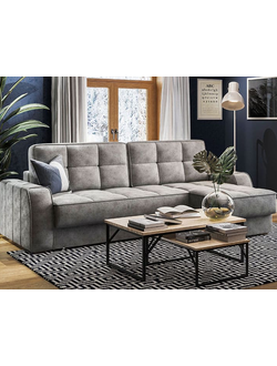 ДВУСПАЛЬНЫЙ РАСКЛАДНОЙ СТИЛЬНЫЙ СОВРЕМЕННЫЙ УГЛОВОЙ  ДИВАН-КРОВАТЬ КЕМБРИДЖ, СО СПАЛЬНЫМ МЕСТОМ И МЕХАНИЗМОМ ПАНТОГРАФ, УНИВЕРСАЛЬНЫЙ УГОЛ