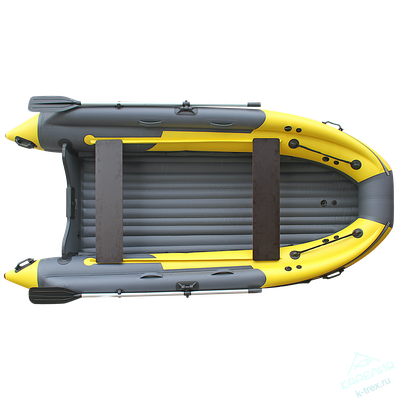 Лодка ПВХ Angler SKAT Тритон 390NDFi с Интегрированным фальшбортом