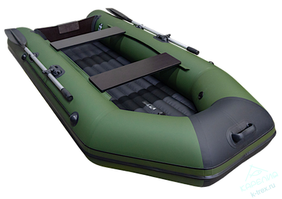 Лодка ПВХ Мастер Лодок Аква НДНД 2800 Зелёный / Чёрный