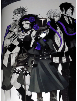 Оригинальный Арт Бук Black Butler / Kuroshitsuji Artworks 1 (Темный Дворецкий)