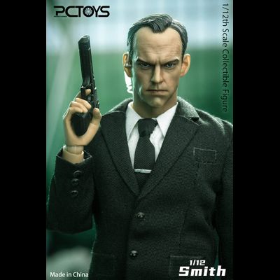 Агент Смит (Хьюго Уивинг, "Матрица") - КОЛЛЕКЦИОННАЯ ФИГУРКА 1/12 scale Smith (PC026C) - PCTOYS