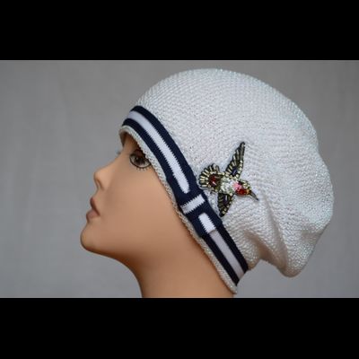 Vizio 6312 итальянский летний женский берет белый фото