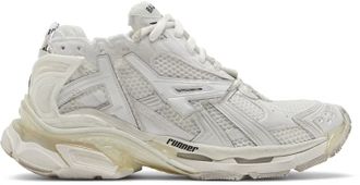 Balenciaga Runner Logo-embroidered Sneakers white