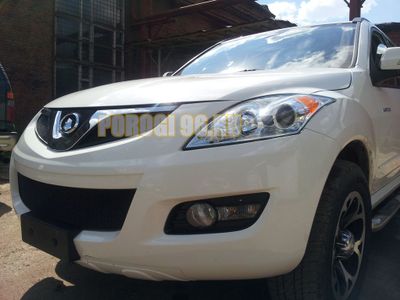 Защита радиатора Great Wall Hover H5 2011- black верх