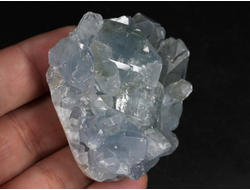 Целестин голубой, друза кристаллов, Мадагаскар (54*40*33 мм, 135 г) №37786