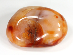 Сердолик, сардоникс, полировка, Индия (60*47*28 мм, 114 г) №28989