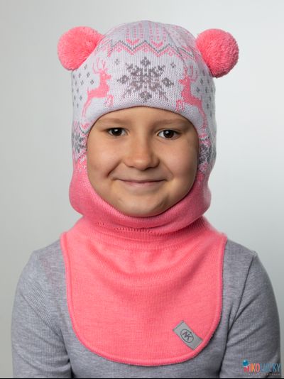 Шапка-шлем "Сказка" 22101-01, цвет розовый р. 48-50
