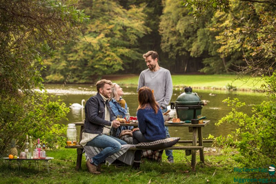 Гриль керамический BIG GREEN EGG MiniMax, 119650