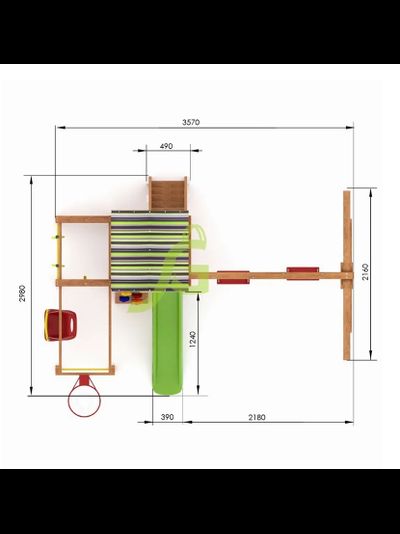 Детская площадка для малышей IgraGrad В1