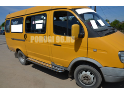 Пороги с накладным листом (пассажирская сторона) d42 для ГАЗель ГАЗ 27057