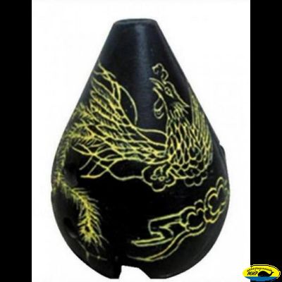 A8111579 Ваза с фениксом М 10,5*10,5*13,8 см