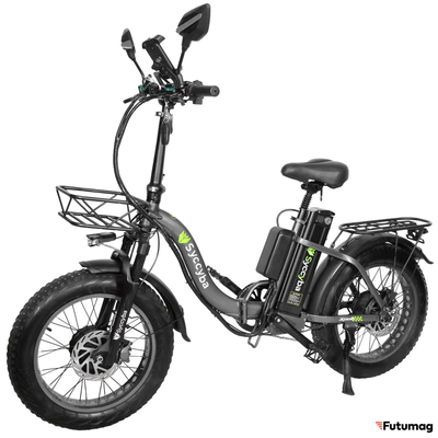 Электровелосипед Syccyba H2 (F11) DUAL 20AH серый