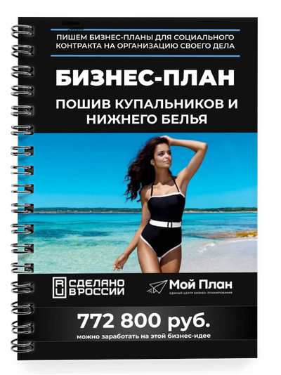 Бизнес-план для социального контракта в 2022 г. Ниша: Пошив нижнего белья и купальных изделий. Форма