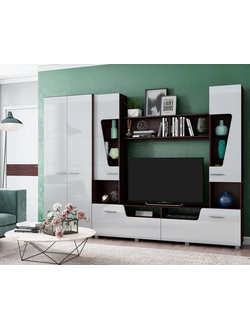 Гостиная "Моника" +шкаф с выдвижной штангой (2.78 м) (МК Стиль)