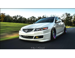 Передняя накладка Modulo для Honda Accord CL9(Рестайл) от АТС \ Front lip 06-08