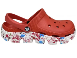 CROCS DUET SPORT CLOG MOTION КРАСНЫЕ С БЕЛЫМ