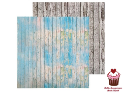 Фотофон двусторонний Крашеные доски, картон