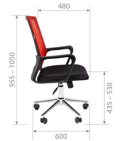 Кресло CH- 606 хром