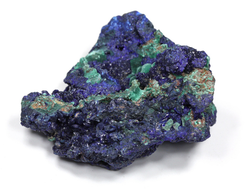 Азурит, Малахит, Азуромалахит, коллекционный образец, Китай (50*43*23 мм, 44 г) №25649