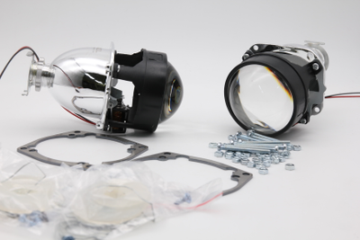 Комплект Mini H1 G6 2.5 дюйма с рамками для замены галогенных линз автомобилей ВАЗ 2110, ВАЗ 2111, ВАЗ 2112 (1997 - 2007. в.)