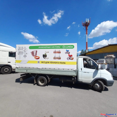 Тенты на бортовые ГАЗЕЛИ БЕСПЛАТНО С НАШЕЙ РЕКЛАМОЙ 3-5 метров