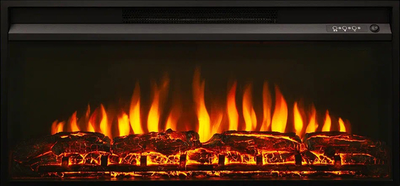 Линейный электрокамин Bergen WT с очагом Flash 36