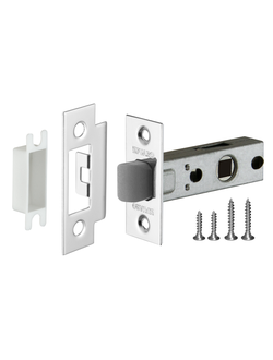 Защелка врезная PLASTIC P12-45-25 CP Хром