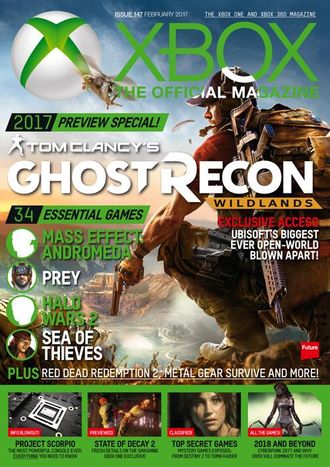 XBOX OFFICIAL Magazine February 2017 Tom Clancy’s Ghost Recon Cover ИНОСТРАННЫЕ ИГРОВЫЕ ЖУРНАЛЫ