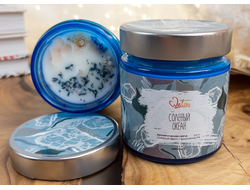 Свеча СОЛЁНЫЙ ОКЕАН | Соевый воск  (цедра бергамота, морская соль, амбра)