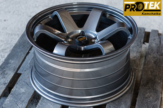 Комплект дисков R18 9,0J ET+30 5*114,3 RAYS Volk Racing TE37 SL Графит (D116)