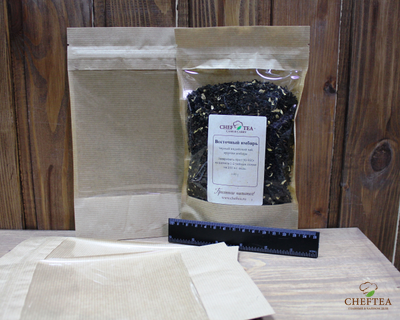 Пакет крафтовый с зип-замком (100г)