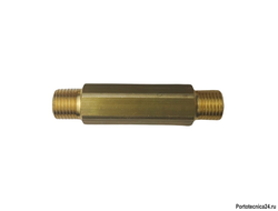 Переходник штуцер 1/4"; штуцер 1/4" (удлинённый L=69)