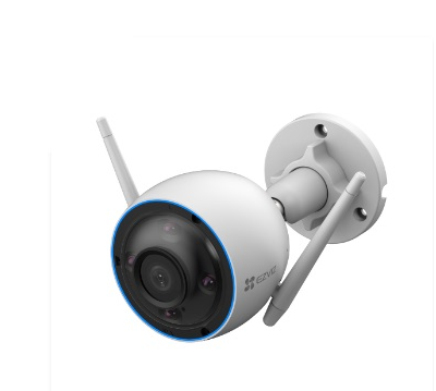 EZVIZ H3 3мп уличная WiFi видеокамера, детекция и отслеживание движения, цветная ночная съемка встроенный микрофон, с DVR. Full HD 3 Mp, объектив 2,8мм.