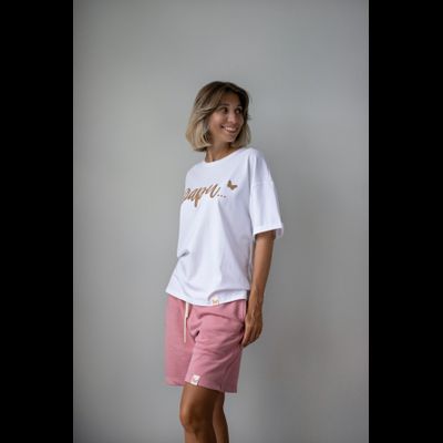 Женский костюм бело-розовый "Дари"