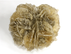 Гипс, "Гипсовая роза", крупный сросток кристаллов, Россия, Ставропольский край (75*71*35 мм, 167 г) №29343