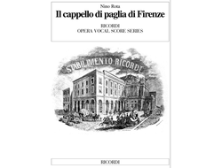 Rota, Nino Il cappello di paglia di Firenze  Klavierauszug (dt), broschiert
