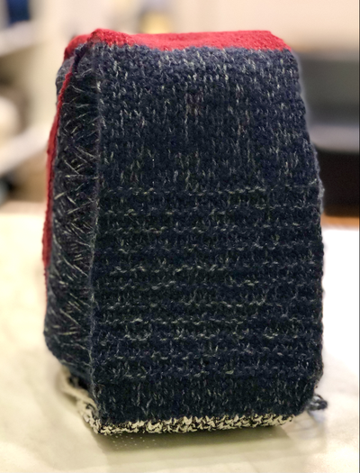 LORO PIANA  90% WS кашемир 10% SE  250 м в 100 гр. цв. сине-серый меланж