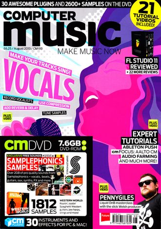 Computer Music Magazine August 2013, Иностранные журналы в Москве, Intpressshop