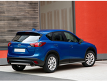 Защита заднего бампера (труба, уголки) для MAZDA CX-5 (2011-2017) RIVAL, РОССИЯ