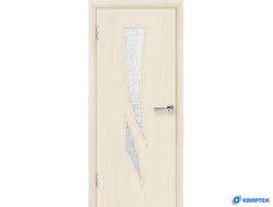 Дверь межкомнатная остеклённая ПВХ ДО-19 с багетом купить в Челябинске | КВИРТЕК