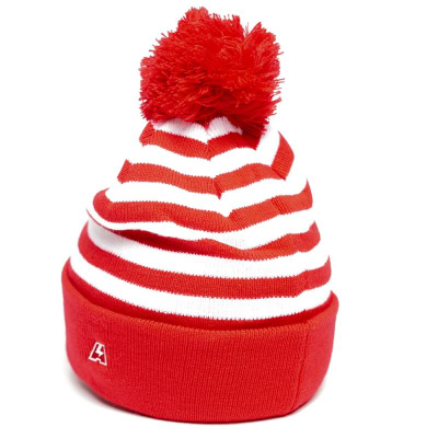 Шапка ФК СПАРТАК красно-белая 00124