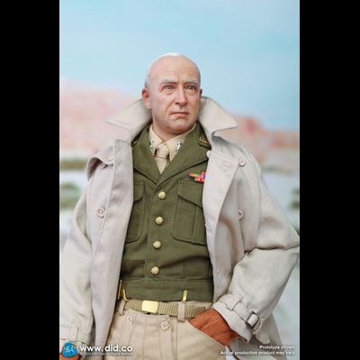 Генерал армии США Джордж Смит Паттон-младший - КОЛЛЕКЦИОННАЯ ФИГУРКА 1/6 WWII General Of The United States Army George Smith Patton Jr. (A80164) - DID