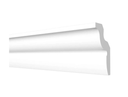 Потолочный плинтус DECOR-DIZAYN DD22, из дюрополимера, под покраску, ударопрочный, 2 метра.